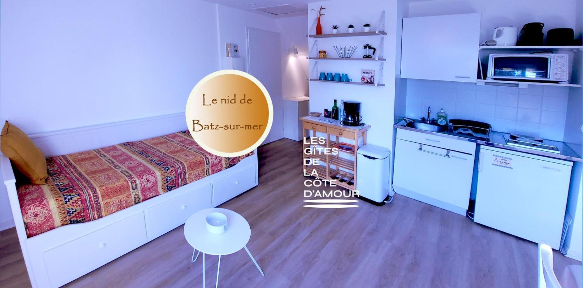 Le Nid De Batz Sur Mer-Studio-Les Gites De La Cote D'Amour Zewnętrze zdjęcie
